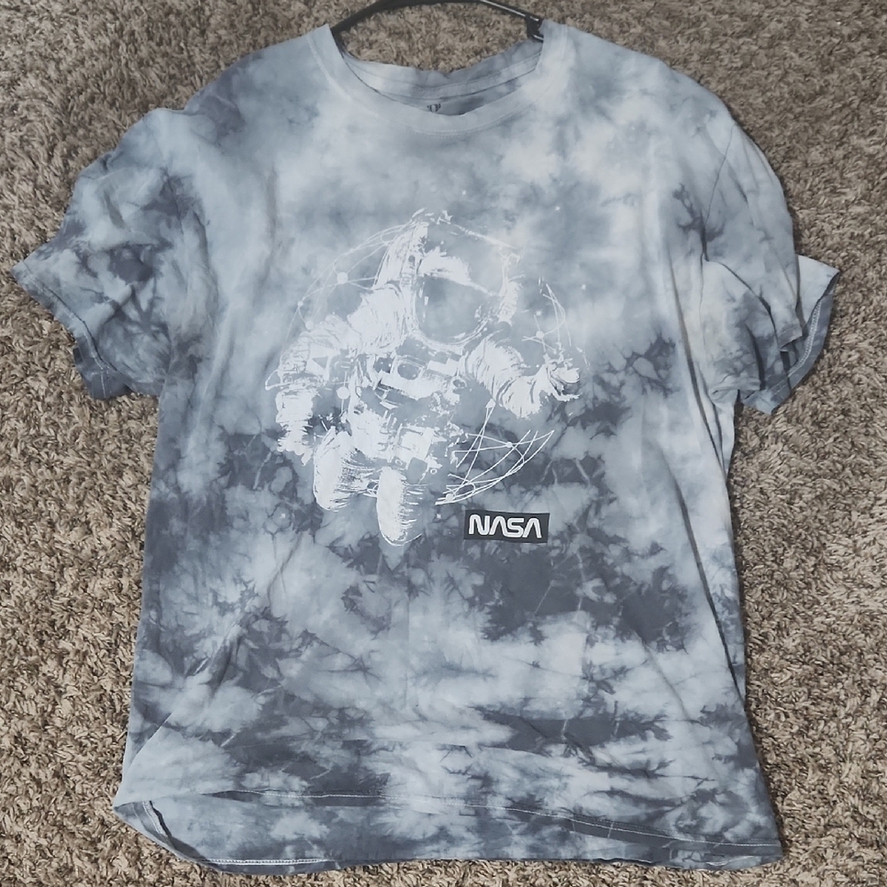 Blue Tie-Dye Short Sleeve Tee